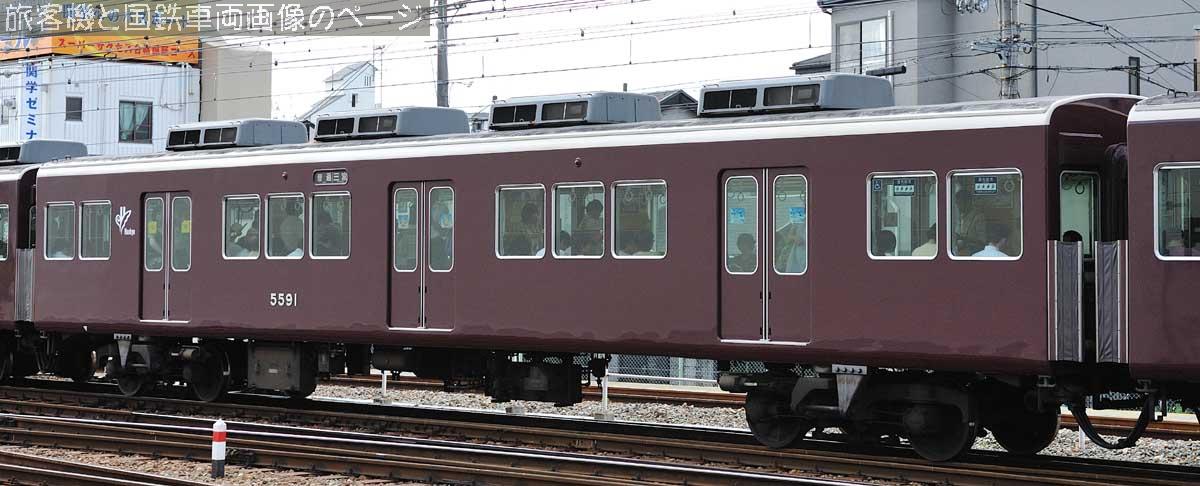 阪急電鉄 5591 の写真です